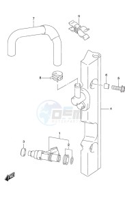 DF 60A drawing Fuel Injector