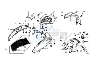 JOYRIDE EU2 - 125 cc drawing SIDE COVERS