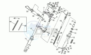 Nevada 350 drawing Front shock absorber