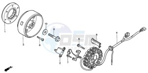 XLR125R drawing GENERATOR