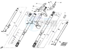 RAPTOR EU2 125 drawing FRONT FORK