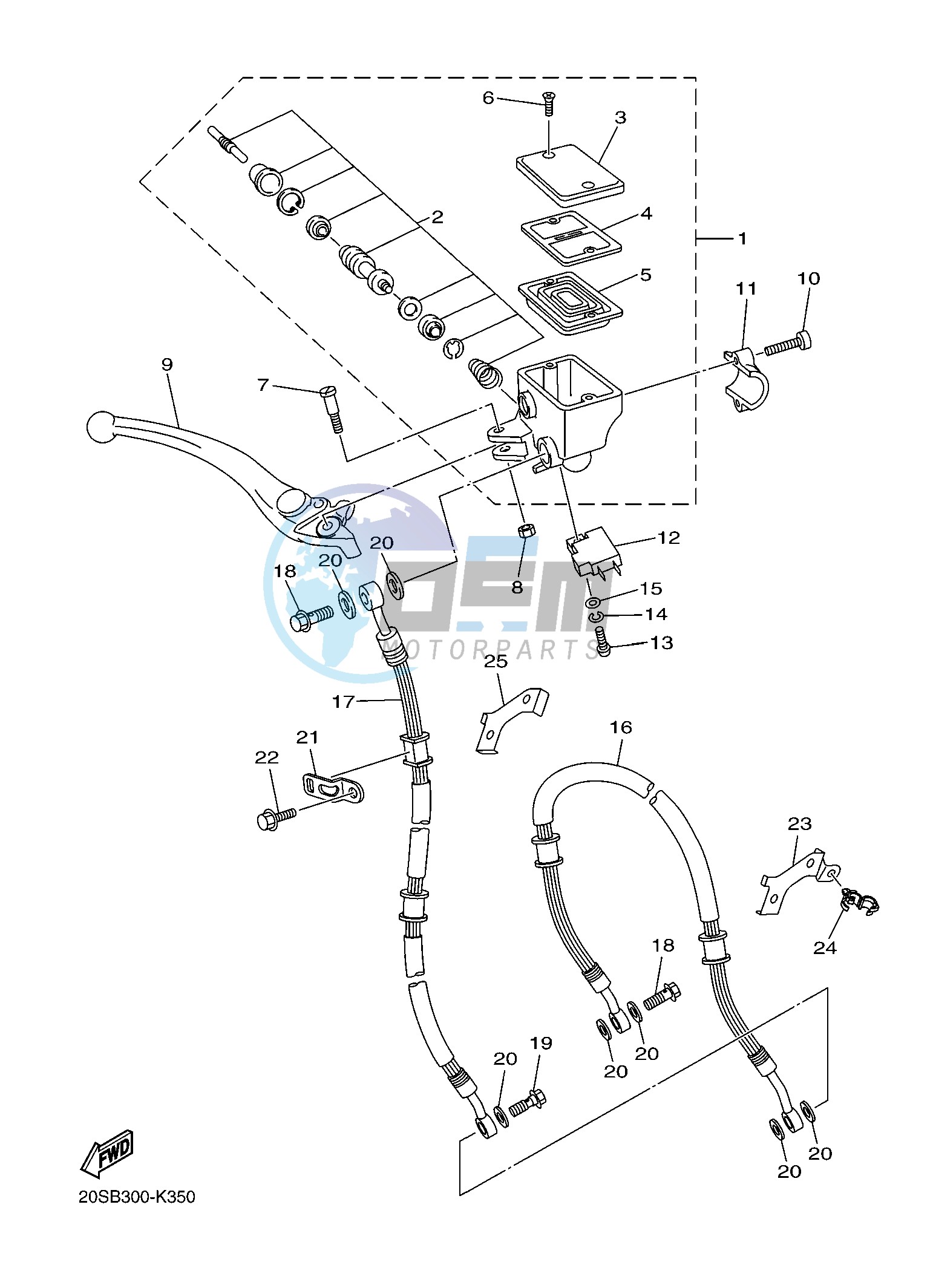 FRONT MASTER CYLINDER