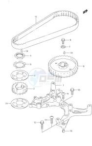 DF 9.9 drawing Timing Belt