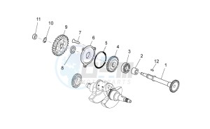 SXV 450-550 2009-2011 drawing Transmission shaft