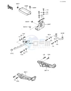 EX 305 B [GPZ 305] (B1) [GPZ 305] drawing BATTERY CASE_TOOL CASE