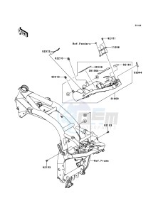 Z750R ABS ZR750PCF UF (UK FA) XX (EU ME A(FRICA) drawing Battery Case