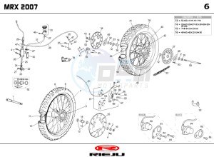 MRX-50-BLUE drawing WHEEL - BRAKES