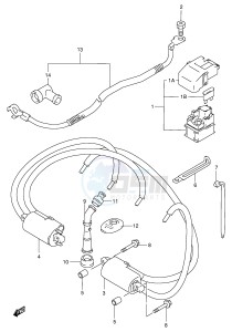 GSX600F (E2) Katana drawing ELECTRICAL