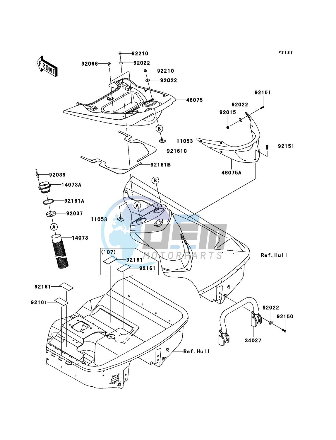 Hull Rear Fittings