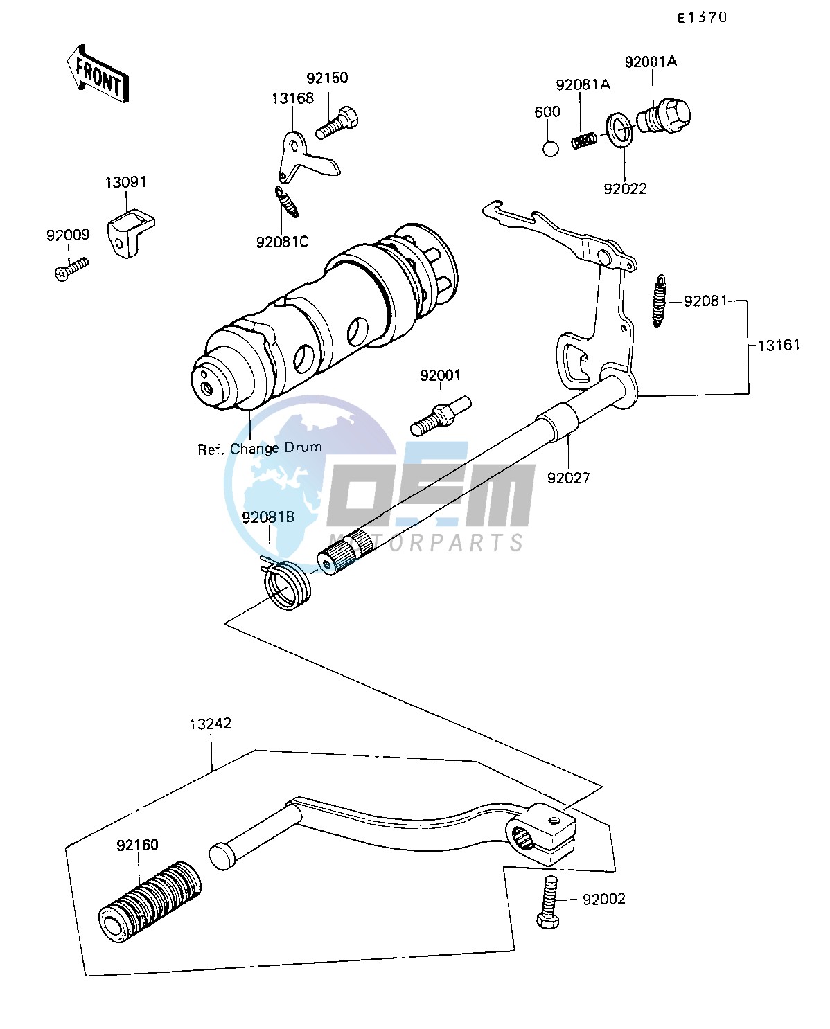 GEAR CHANGE MECHANISM