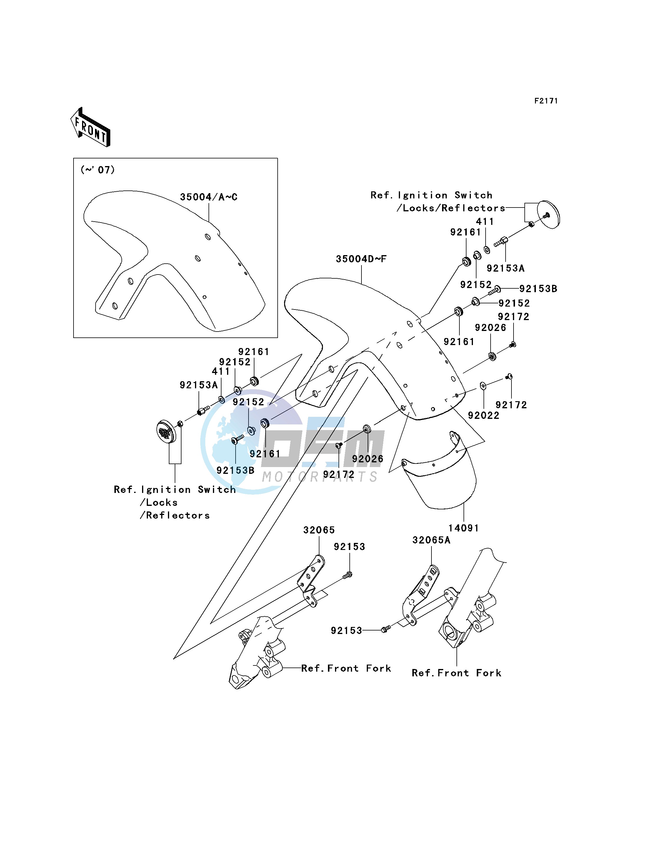 FRONT FENDER-- S- -