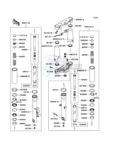 VN900 CLASSIC VN900BDF GB XX (EU ME A(FRICA) drawing Front Fork