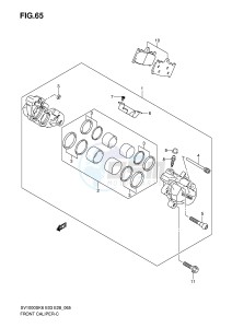 SV1000 (E3-E28) drawing FRONT CALIPER