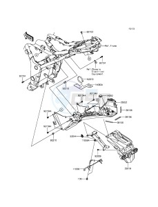 NINJA_300 EX300AFFA XX (EU ME A(FRICA) drawing Rear Fender(s)