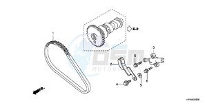 NC750SDH 2ED - (2ED) drawing GEARSHIFT DRUM (NC750SD)