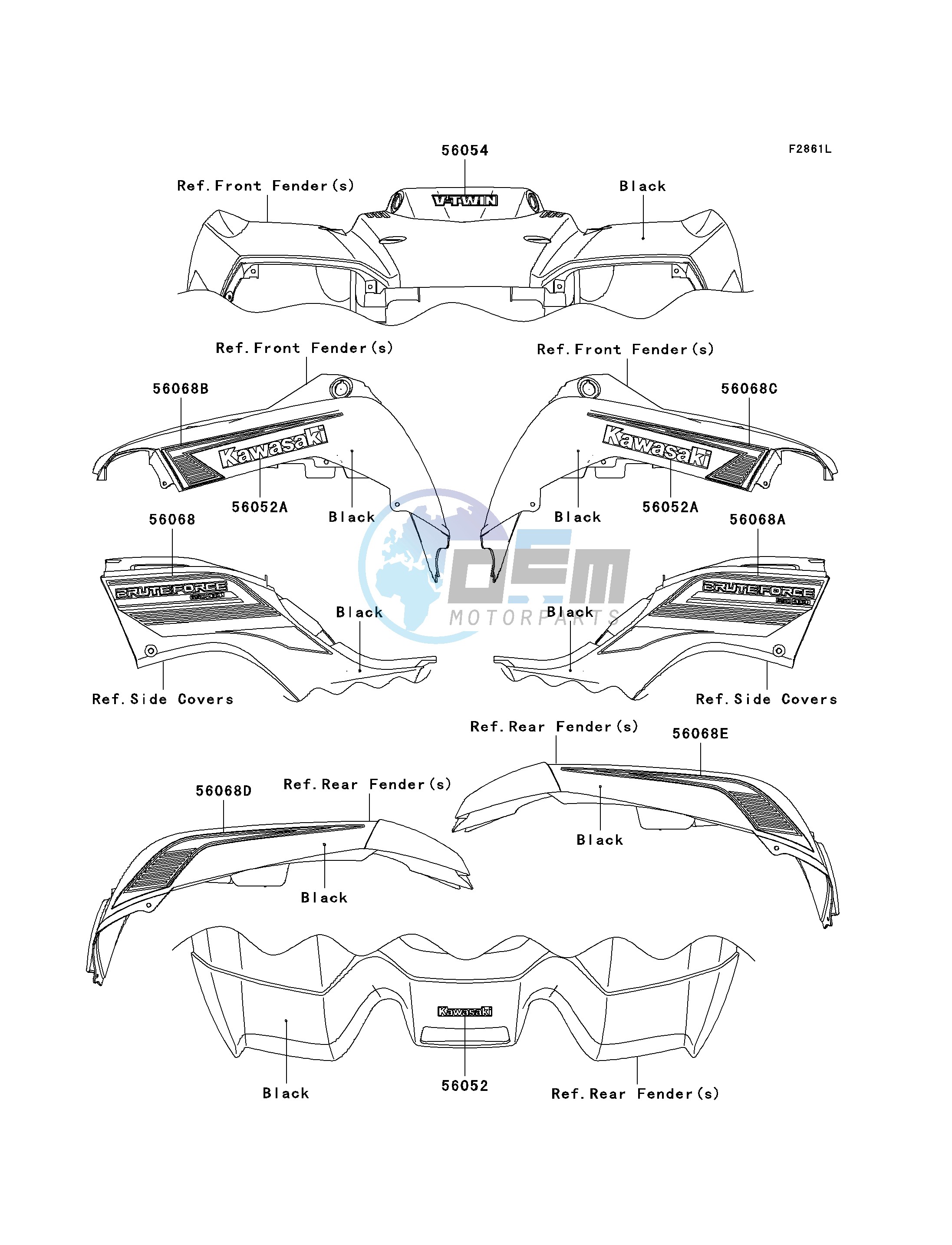 DECALS-- BLACK- --- D9F- -