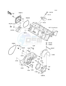 JT 1500 A [STX-15F] (A1-A2) [STX-15F] drawing ENGINE COVER-- S- -