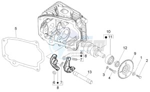 Liberty 50 4t RST ptt (E) Spain drawing Lever - Camshaft