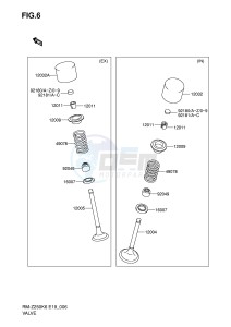 RM-Z250 (E19) drawing VALVE