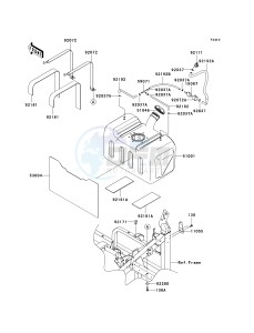 KRF 750 L [TERYX 750 FI 4X4 LE SPORT MONSTER ENERGY] (L9F-L9FA) L9FA drawing FUEL TANK