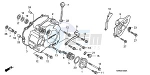 CRF250R9 Australia - (U) drawing L. CRANKCASE COVER