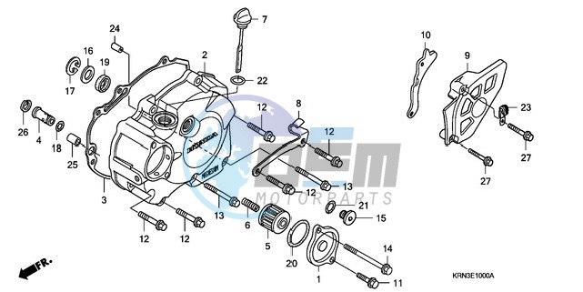 L. CRANKCASE COVER