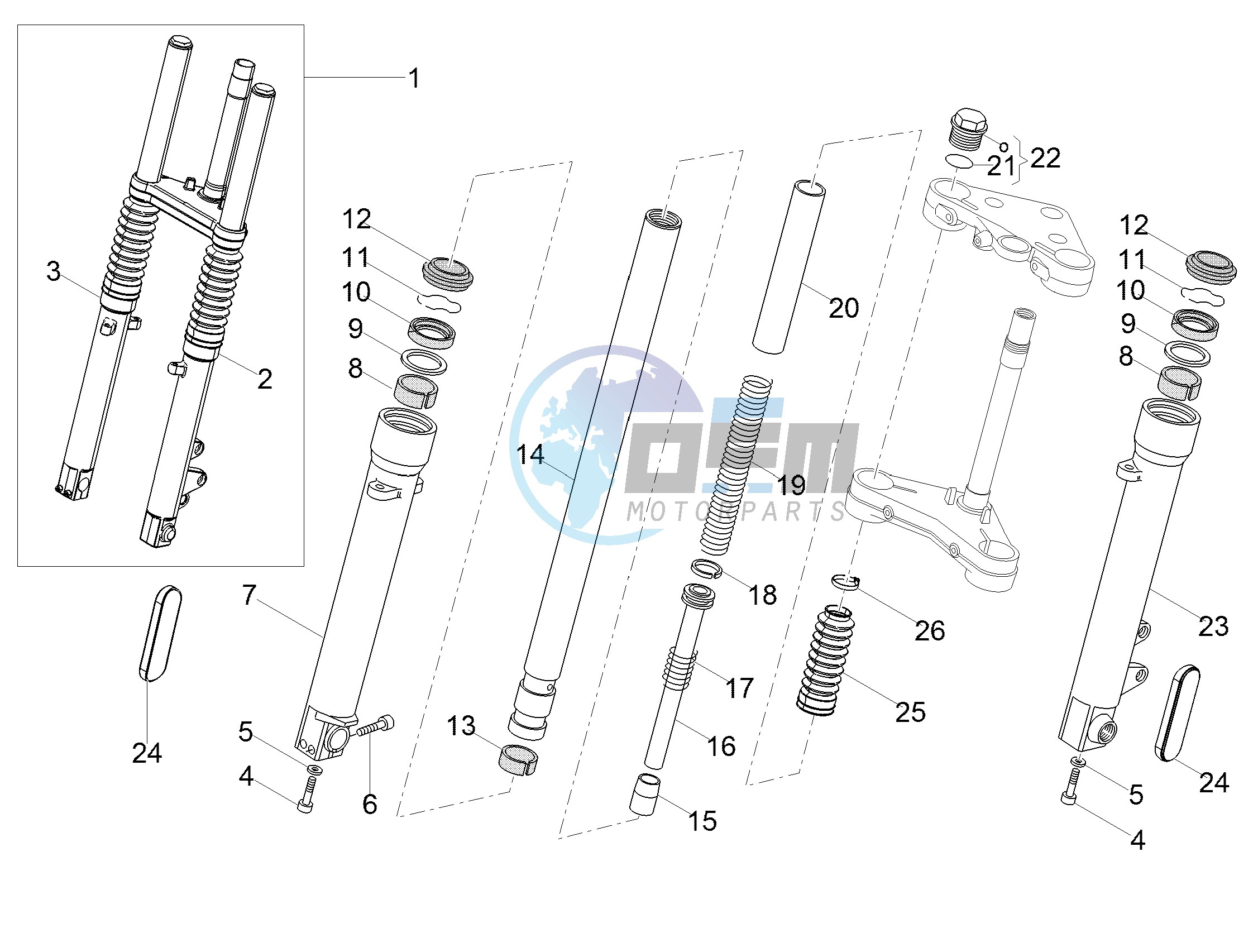 Front fork Kaifa