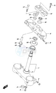 RM-Z450 drawing STEERING STEM