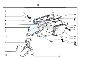 Runner VX-VXR 125-200 125 drawing Silencer Catalytic