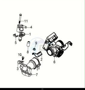 JET 14 200i (XC20W2-EU) (E5) (M1) drawing ECU SET