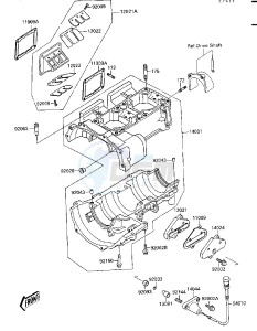 JF 650 B [TS] (B1-B2) [TS] drawing CRANKCASE