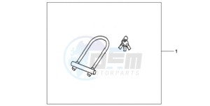 CBR1000RR9 UK - (E / MKH MME REP) drawing U-LOCK