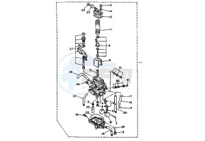 DT X 125 drawing CARBURETOR