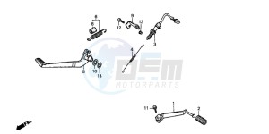 CB500 drawing PEDAL (2)