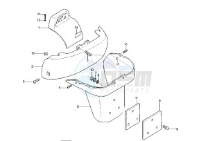 X9 200 drawing License plate holder