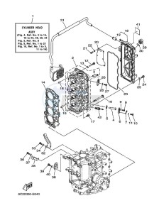 FT50GETL drawing CYLINDER--CRANKCASE-2