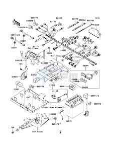 KVF650 4x4 KVF650D6F EU GB drawing Chassis Electrical Equipment