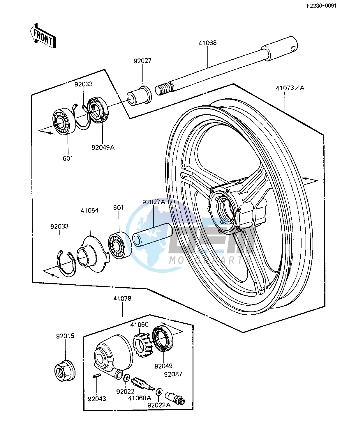 FRONT WHEEL_HUB