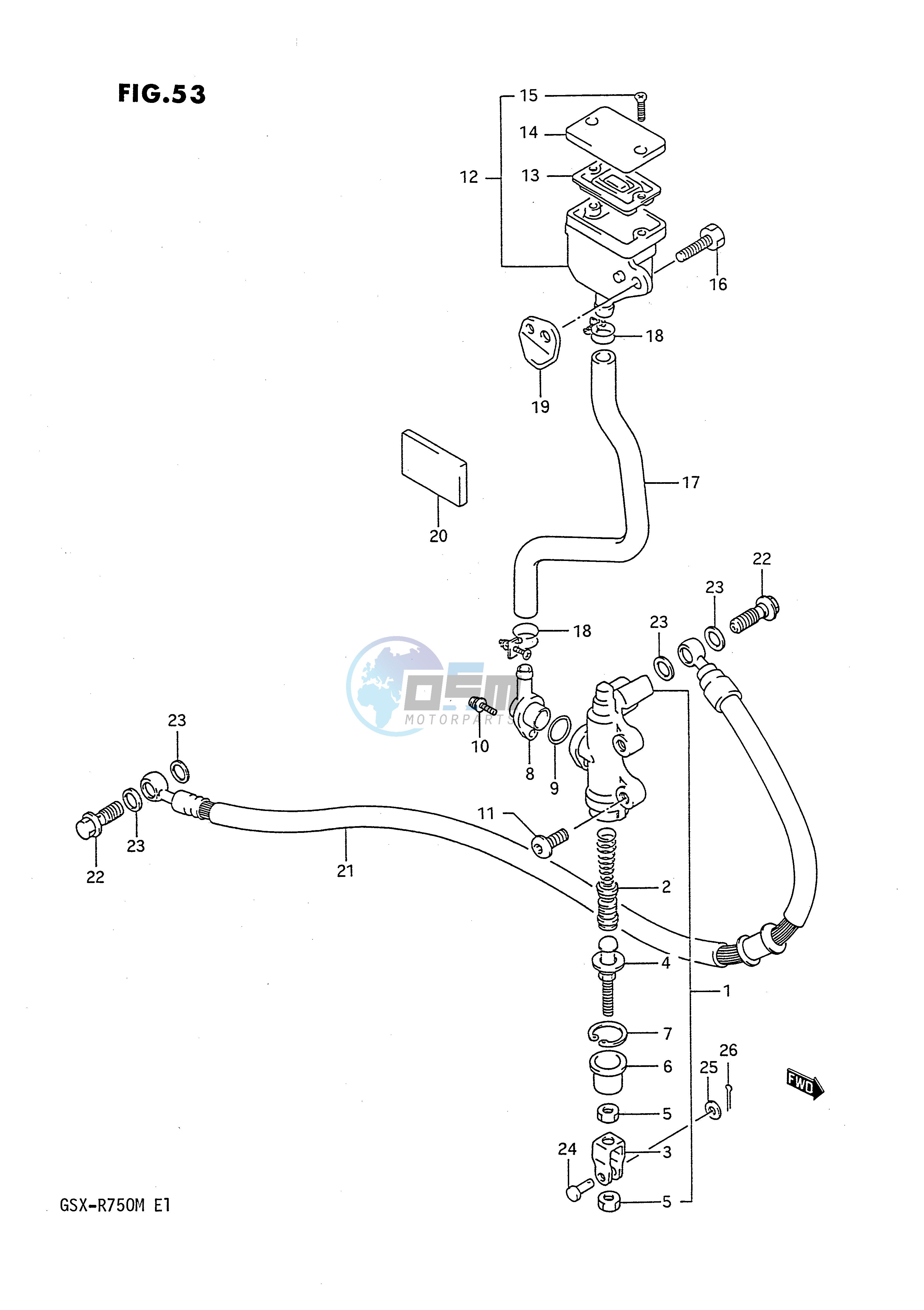 REAR MASTER CYLINDER