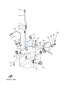 E115AEL drawing PROPELLER-HOUSING-AND-TRANSMISSION-2