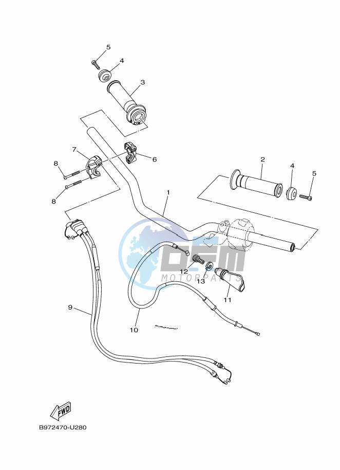 STEERING HANDLE & CABLE