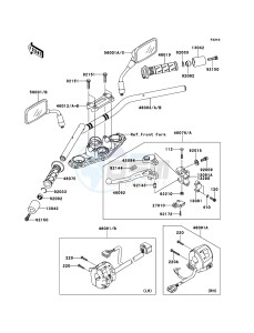 ER-6n ABS ER650B7F GB XX (EU ME A(FRICA) drawing Handlebar