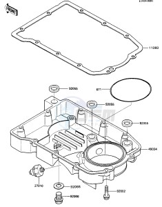 ZX 600 [NINJA 600R] (C3-C7) [NINJA 600R] drawing OIL PAN