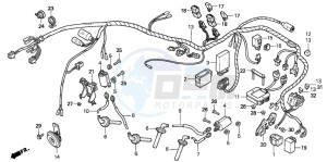 VF750CD drawing WIRE HARNESS