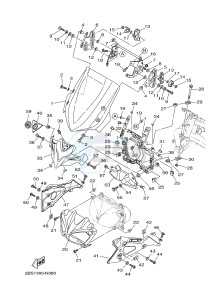 XT1200ZE SUPER TENERE ABS (2KB4) drawing WINDSHIELD