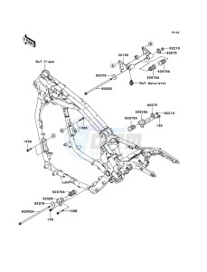 VN1600 CLASSIC VN1600A6F GB XX (EU ME A(FRICA) drawing Engine Mount