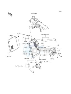 VN 1700 C [VULVAN 1700 NOMAD] (9FA) C9F drawing RADIATOR