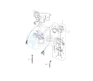 XP T-MAX WHITE MAX 500 drawing HANDLE SWITCH AND LEVER