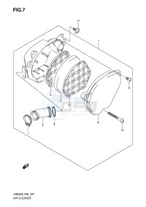 JR80 (P28) drawing AIR CLEANER