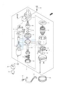 DF 9.9 drawing Starting Motor